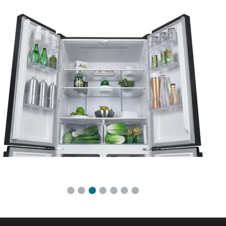 جنرال سوبريم ثلاجة دولابي اربع أبواب (575 قدم , 20.3 لتر)،انفرتر, استيل لامع, GSX204SXIGeneral Supreme refrigerator, four-door cupboard (575 feet, 20.3 litres), inverter, shiny steel, GSX204SXI