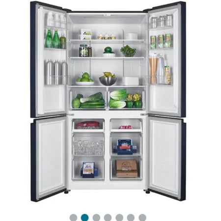 جنرال سوبريم ثلاجة دولابي اربع أبواب (575 قدم , 20.3 لتر)،انفرتر, استيل لامع, GSX204SXIGeneral Supreme refrigerator, four-door cupboard (575 feet, 20.3 litres), inverter, shiny steel, GSX204SXI