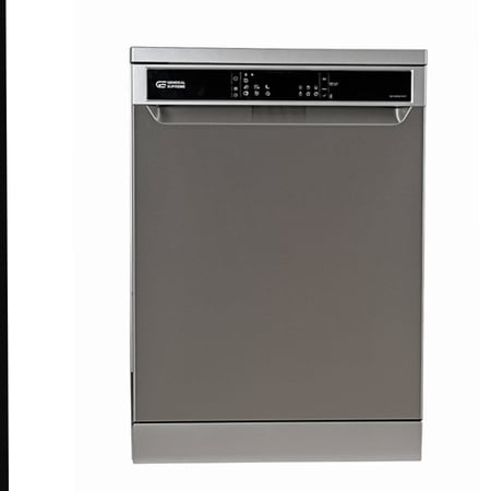 GSDW1327XVTجنرال سوبريم غسالة صحون,7 برامج,13 مكان,2 رف, خاصية تجفيف, خاصية نصف تحميل, فضيGSDW1327XVT  General Supreme dishwasher, 7 programmes, 13 place settings, 2 racks, drying feature, half-load feature, silver..