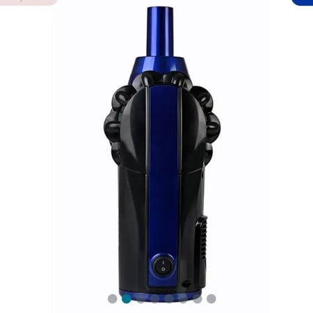 جنرال سوبريم مكنسة كهربائية محمولة، 2 في 1، بسعة 0.5 لتر، فلتر HEPA، بقدرة 600 واط، ازرق/اسود, GSVS1DGeneral Supreme Handheld Vacuum Cleaner, 2 in 1, 0.5 Liter Capacity, HEPA Filter, 600 Watts, Blue/Black, GSVS1D