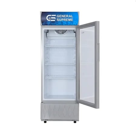 GS195Xجنرال سوبريم , ثلاجة عرض باب واحد زجاجي ,195 لتر ,ابيض ,GS195XGS195X  General Supreme, single glass door display refrigerator, 195 litres, white, GS195X