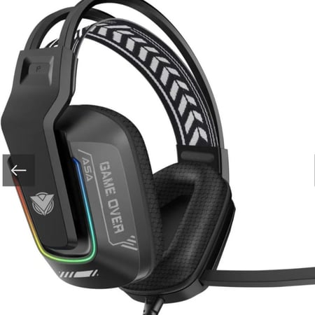 سماعة رأس ألعاب ASA A80 سلكية.