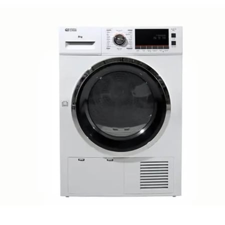GS807Wجنرال سوبريم نشافه تعبئه امامية 8 كيلو, مع مكثف, ابيض , GS807WGS807W  General Supreme Front Loading Dryer, 8 kg, with condenser, white, GS807W