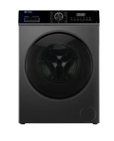 GSFLK80H جنرال سوبريم غسالة تعبئة أمامية 8 كيلو,15 برنامج , إنفيرتر ،فضي غامق, GSFLK80HGSFLK80H General Supreme Front Load Washing Machine, 8 kg, 15 Programs, Inverter, Dark Silver, GSFLK80H