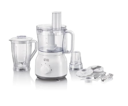 GSFP600WM جنرال سوبريم محضرة الطعام سعة 1.5 لتر، بقدرة 800 واط، ابيضGSFP600WM  General Supreme Food Processor, 1.5L Capacity, 800W, White