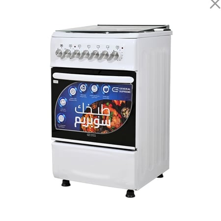 GS5055EFWجنرال سوبريم , موقد طبخ كهرباء , 4 حجر تسخين ,مقاس 55*50 سم, ابيض , تركي , GS5055EFWGS5055EFW General Supreme, electric cooking stove, 4 hotplates, size 55*50 cm, white, Turkish, GS5055EFW