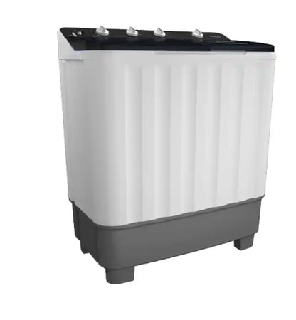 HIT-LTTH0JWTMRG هيتاشي غسالة نصف اوتوماتيك حوضين 10.5 كيلو، أبيض - رمادي, HIT-LTTH0JWTMRGHIT-LTTH0JWTMRG Hitachi Semi-Automatic Twin Tub Washing Machine, 10.5 kg, White-Gray, HIT-LTTH0JWTMRG