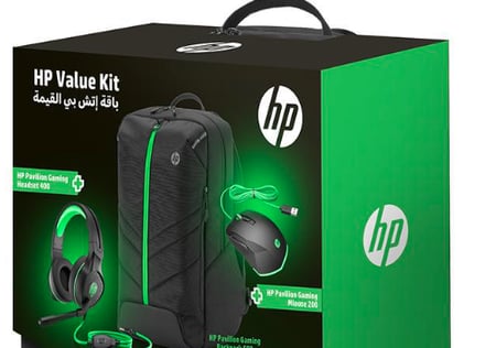 اتش بي بافيليون في ‎3‎ مجموعة قيمة: حزمة ‎1 سماعة رأس للالعاب