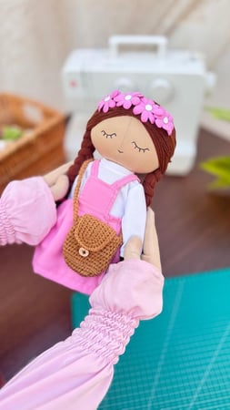 دمية ميمي للأطفال مع اضافة اسم