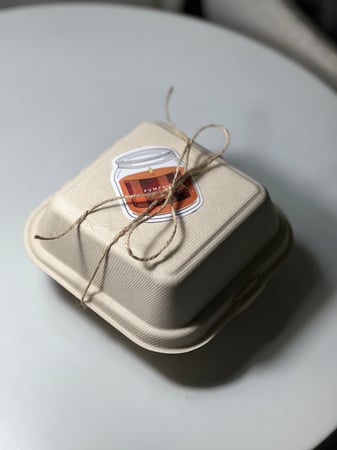 قالب كيك بالشمع