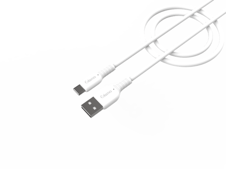 قيزمو كيبل شحن USB-A TO USB-C سيلكون أبيض