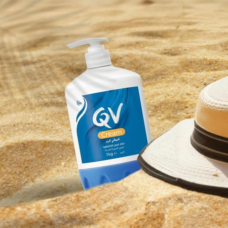 QV كيوفي كريم  مرطب مناسب لجميع انواع البشرة - 1 كجم