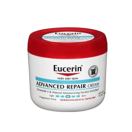 يوسرين كريم إصلاح متطور خالي من العطور للبشرة الجافة جدا - 454 جم