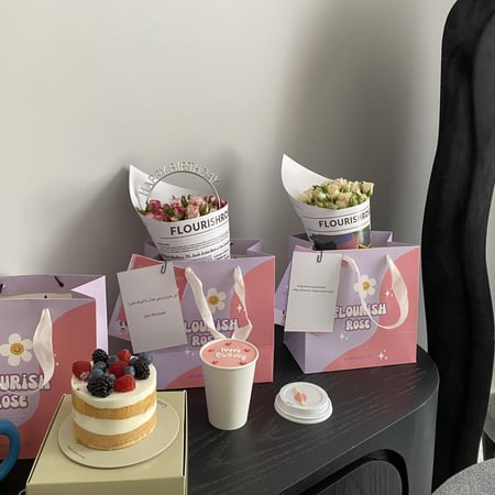 باقة ورد بيبي روز
