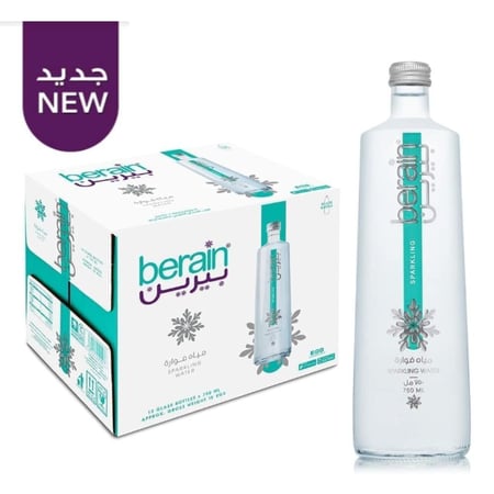 مياه بيرين فوارة زجاجة 750 مل 12 عبوة