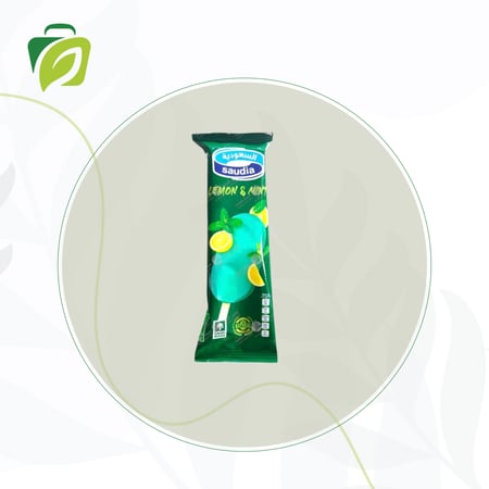 ايس كريم السعودية ليمون بالنعناع 70 غ