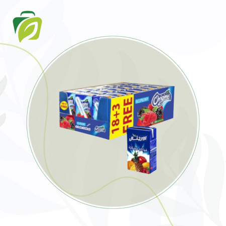 اورجنال عصير فواكه مشكلة 125 مل × 18 + 3