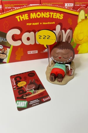 مجسم The Monster - Labubu (tringle chocolate)