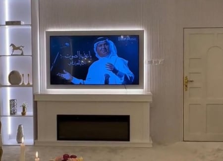 ديكور مع جهاز تدفئة