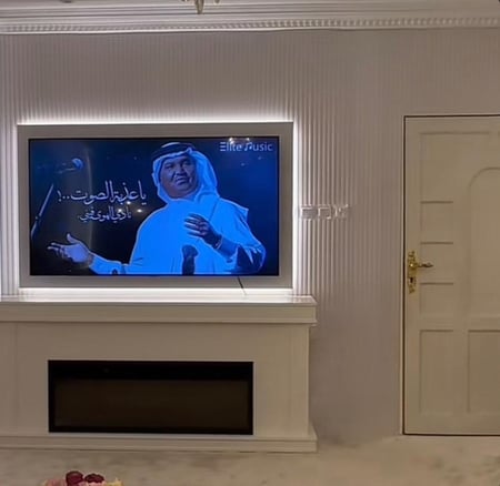 ديكور مع جهاز تدفئة
