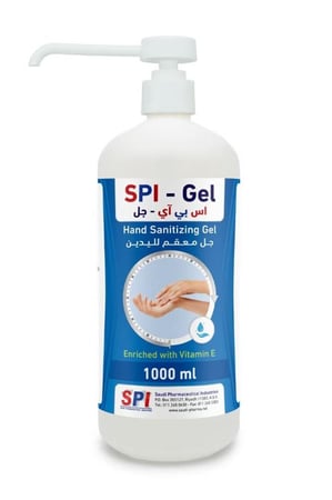 جل معقم اس بي اي 1000مل