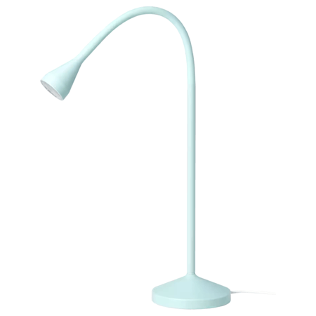 مصباح مكتب NÄVLINGE LED - فيروزي فاتح (تصميم نحيف ومرن)