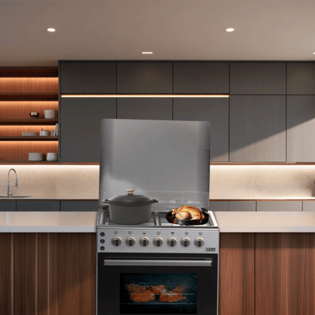 فرن اكسبير غاز 59.8*60.5 سم 4 عيون تركي استيل XP610GGEN