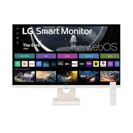 شاشة LG الذكية عالية الدقة IPS webOS 100 هرتز 5 مللي ثانية HDMI 27