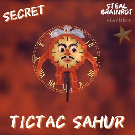 تيك تاك سحور ماب السرقة | Tictac Sahur Steal a Brainrot