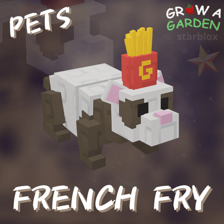 فرنش فراي فيريت ماب المزرعة  French Fry Ferret grow a garden