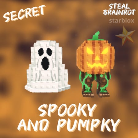 سبوكي اند بامبكي ماب السرقة | Spooky and Pumpky Steal a Brainrot