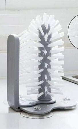 فرشاة غسيل الاكواب بشعيرات مزدوجة من البولي بروبيلين