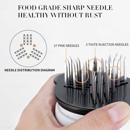 أداة تتبيل اللحم عن طريق الحقن