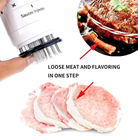 أداة تتبيل اللحم عن طريق الحقن