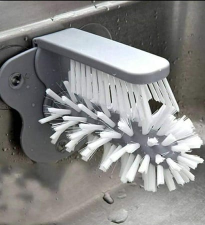 فرشاة غسيل الاكواب بشعيرات مزدوجة من البولي بروبيلين