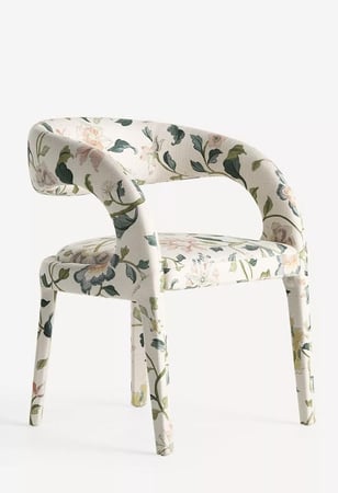 كرسي طعام هاغن هاتي المزهّر – Hagen Hattie Floral Dining Chair