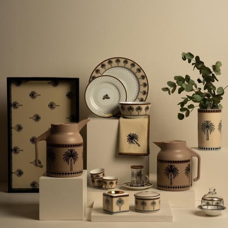 ترمس شاي مجموعة ( نخل و تمرة )