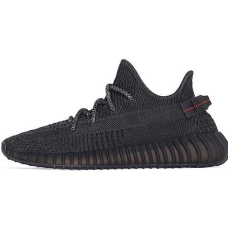 Adidas Yeezy Boost 350 V2 Black Static Non reflective