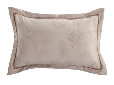 مفرش CARLA فاخر جاكار مفرد ونص - 140×200 سم - 6 قطع - بيج سلڤر