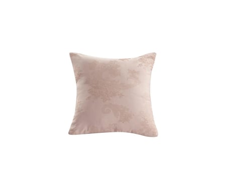 مفرش CARLA فاخر جاكار مزدوج - 200×200 سم - 10 قطع - وردي لحمي