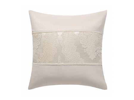 خدادية مربعة لون بيج فاتح تابعة لمفرش عرائس فاخر