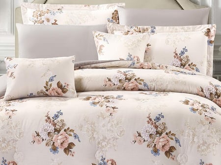 مفرش JOSE قطن مشجر مودرن مزدوج - 200×200 سم - 10 قطع - K-G