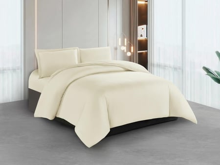 مفرش PEDRO بتقنية التبريد المضاعف مفرد ونص - 140×200 سم - 4 قطع - سكري