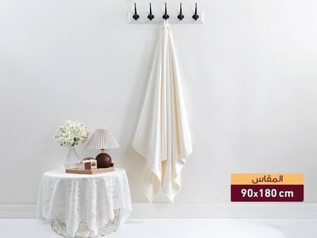 منشفة جسم كبيرة لون سكري راقي