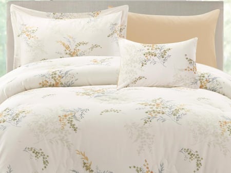 مفرش DONA مشجر مودرن قطن مفرد ونص - 140×200 سم - 6 قطع - T14