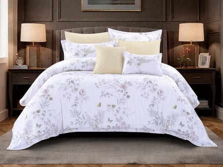 مفرش NAVARA تنسل فاخر فرست كلاس مزدوج - 200×200 سم - 11 قطعة - K-D