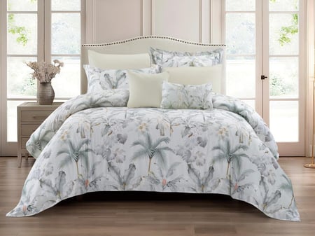 مفرش NAVARA تنسل فاخر فرست كلاس مزدوج - 200×200 سم - 11 قطعة - K-E