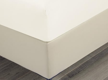 مفرش ANALIA فاخر جاكار مزدوج - 200×200 سم - 10 قطع - أبيض