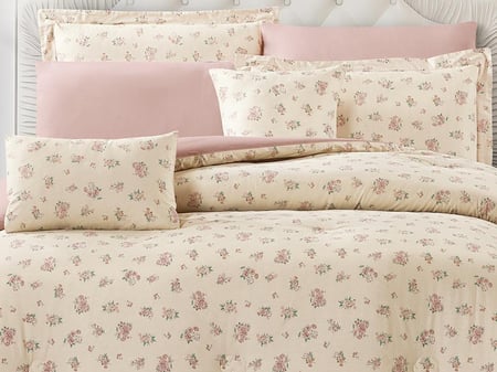 مفرش JOSE قطن مشجر مودرن مزدوج - 200×200 سم - 10 قطع - K-A