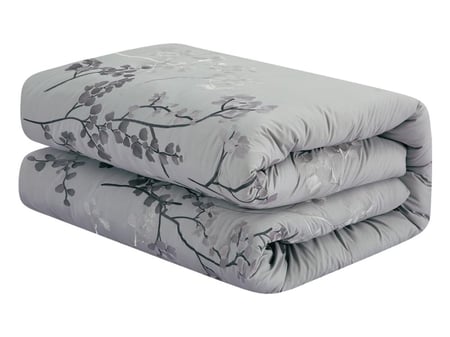 لحاف مطوي بحشوة مثبتة ومطرز